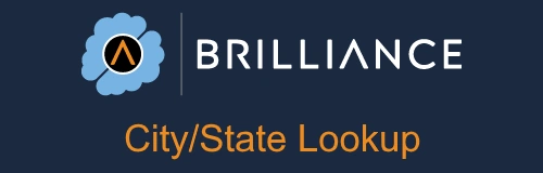 Brilliance City/State Lookup