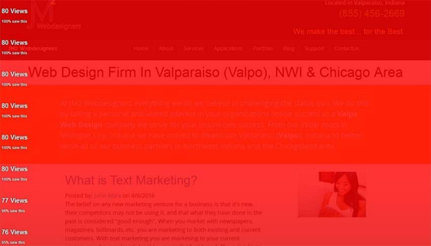 Heat Map Scroll Depth Heat Map Scroll Depth