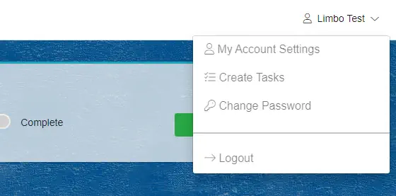 Portal Dashboard Top Right