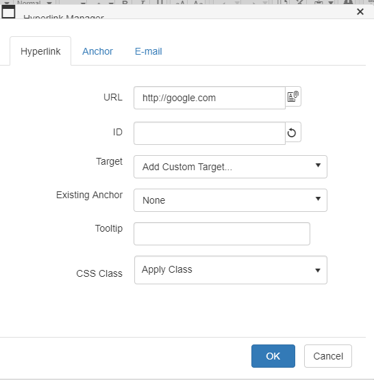 Page Content Toolbar
