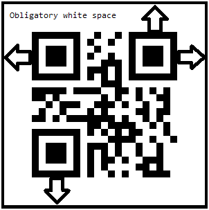 QR Code blank space