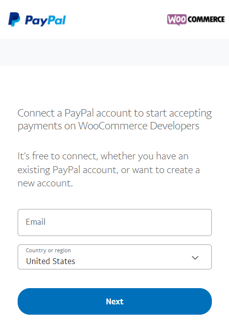 Enter your PayPal email address
