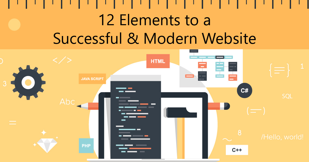 Twelve elements to have an effective website