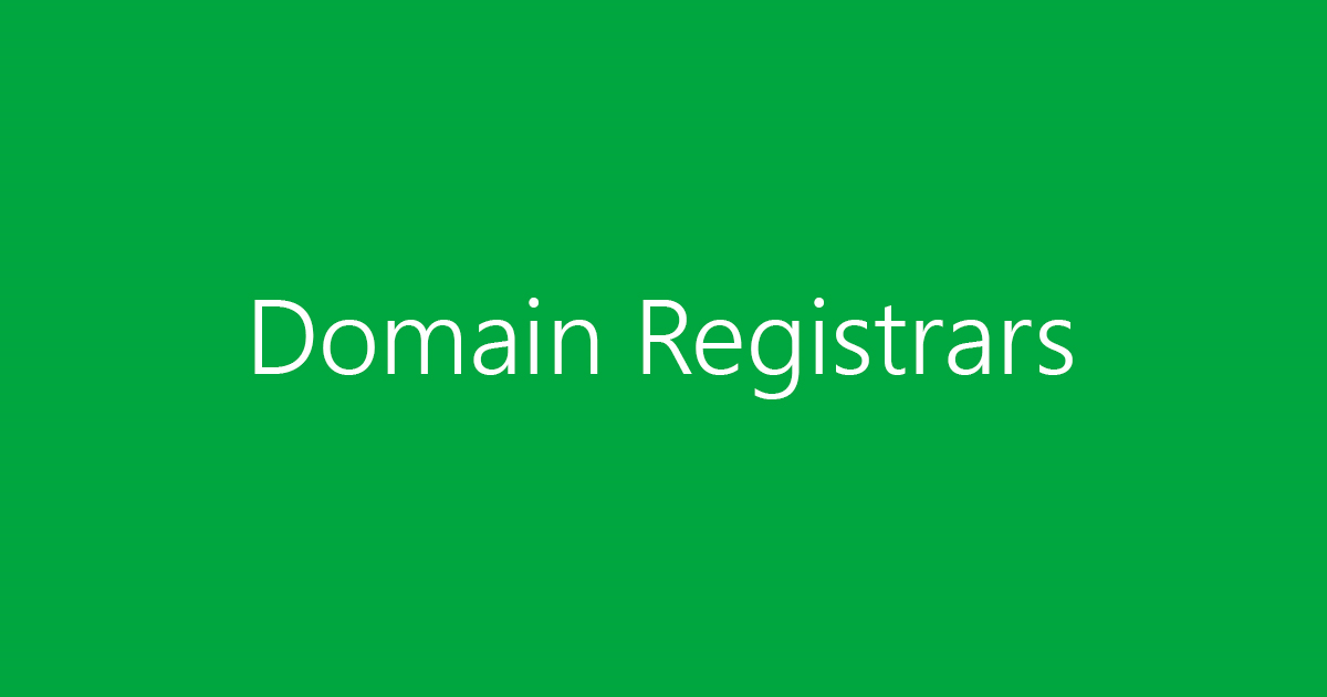 What is a domain registrar?