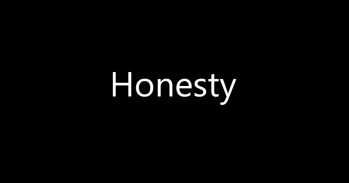 Value of honesty in business