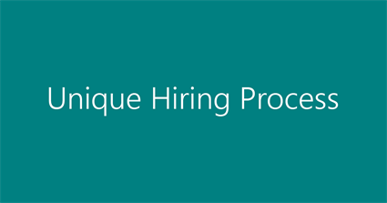 A different approach to hiring