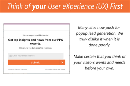 Improving your SEO and your User Experience